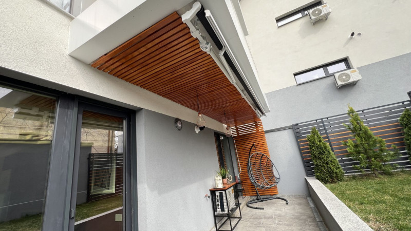 Unirii bloc 2023, apartament mobilat complet, terasa, gradina si garaj !