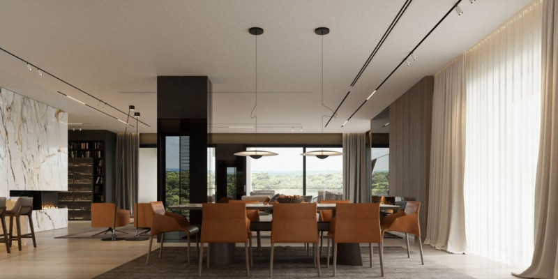 Penthouse 5 camere | 358 mp, terasă 84 mp, vedere pădure – Pines Residence