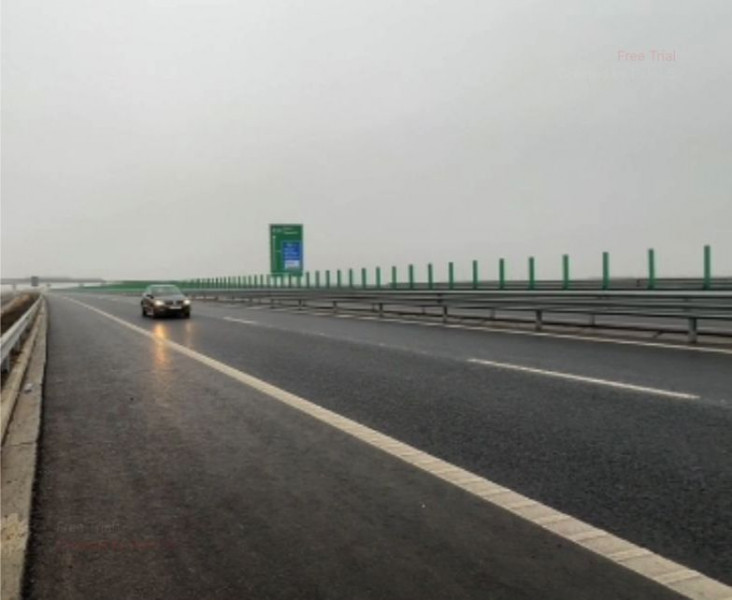 Autostrada A0 teren 14 HA 3 fronturi 450m x 350m 