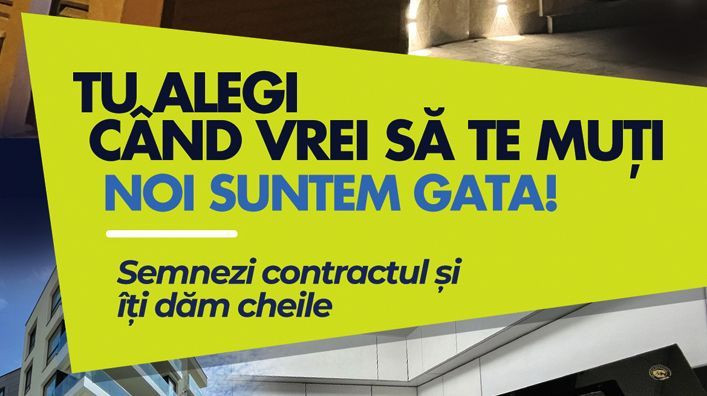 Unirii, apartament gata de mutat, cu gradina proprie 