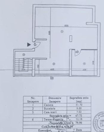 Dsamaroia vânzare apartament 3 camere dispus pe 2 etaje