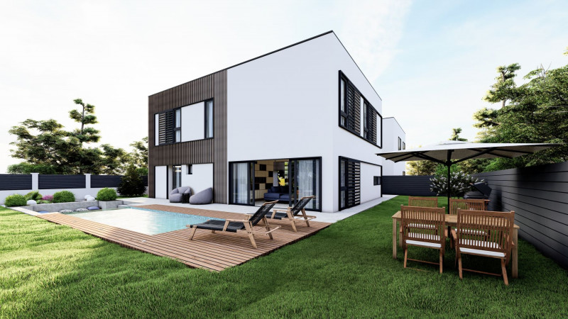 Vila moderna posibilitate personalizare – piscina exterioara si garaj dublu!