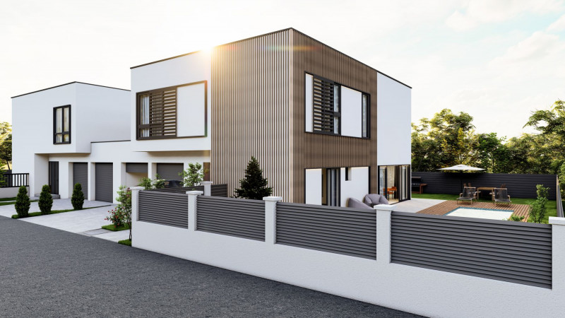 Vila moderna posibilitate personalizare – piscina exterioara si garaj dublu!