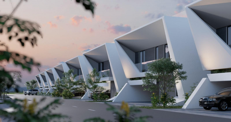 Vila cu design modern si piscina pe acoperis!