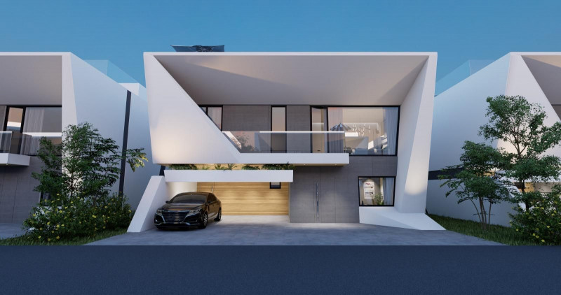 Vila cu design modern si piscina pe acoperis!