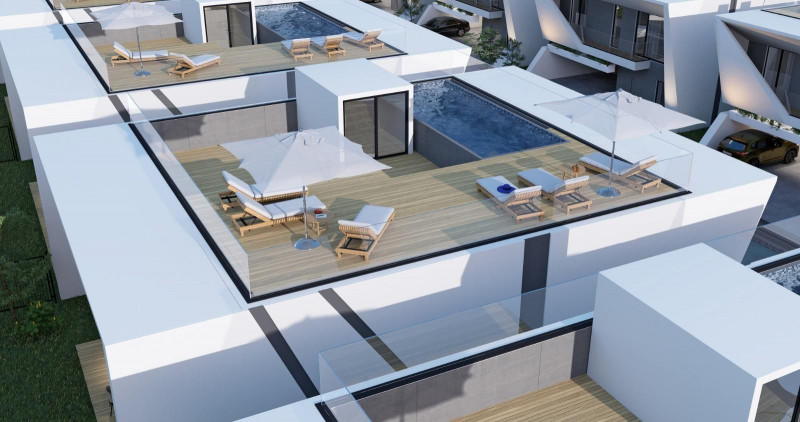 Vila cu design modern si piscina pe acoperis!