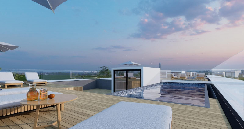 Vila cu design modern si piscina pe acoperis!