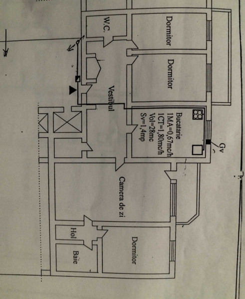 Vânzare apartament de 4 camere Apărătorii Patriei - Spitalul Bagdasar 