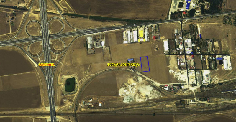 Palas vaporas, teren industrial logistic acces facil Autostrada