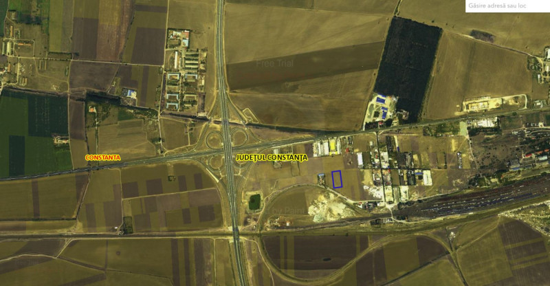Palas vaporas, teren industrial logistic acces facil Autostrada