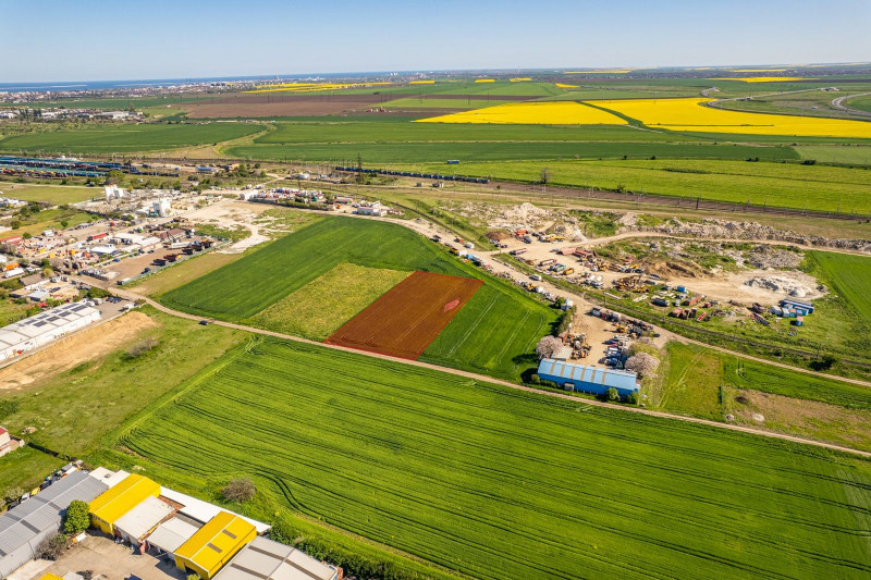Palas vaporas, teren industrial logistic acces facil Autostrada