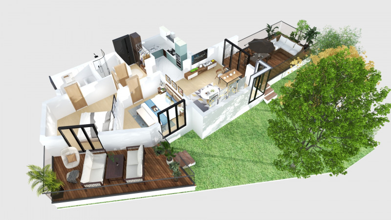 Mosilor Boutique II  apartament cu gradina si 2 terase !