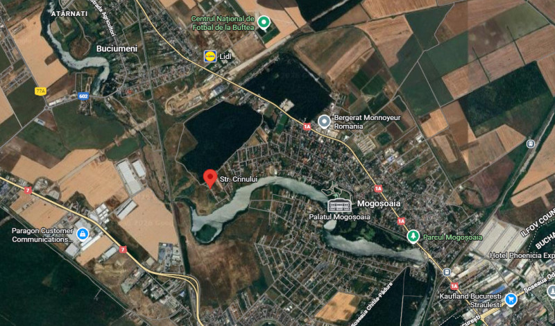 Teren de vânzare în Mogoșoaia – Strada Crinului, lângă lac | Lot ideal pentru ca