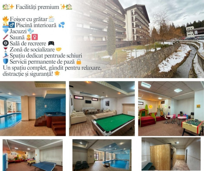 Apartament 3 camere, finisaje unice,  cu terasă, vedere la pârtie 