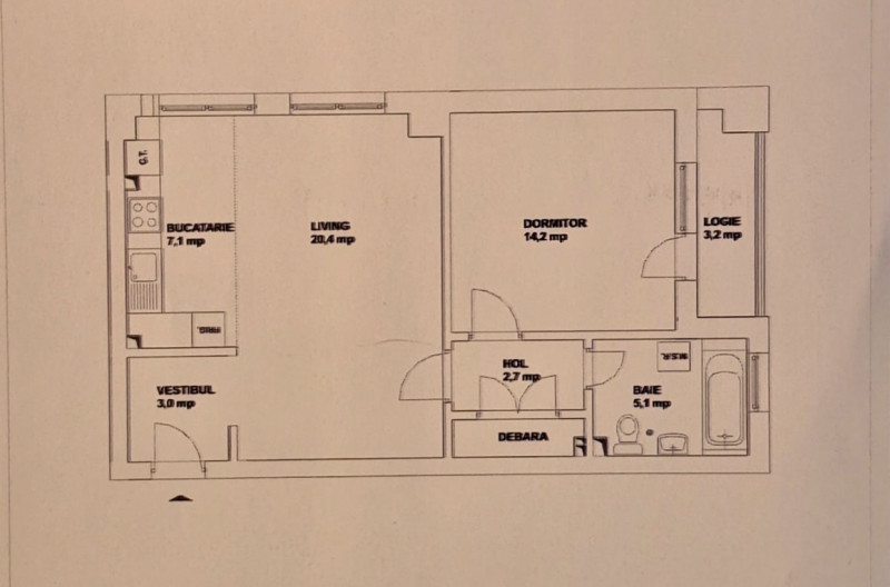 Apartament 2 camere de închiriat – Pipera, Zona de Nord, Complex Rezidențial A3
