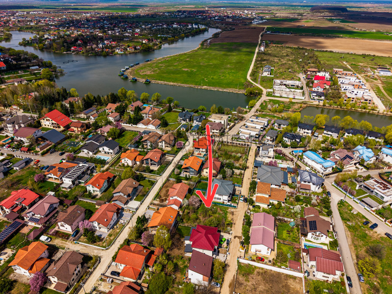 TEREN CONSTRUCTIBIL | CORBEANCA – LAGUNA ALBASTRA | 610 MP | DESCHIDERE 20 M