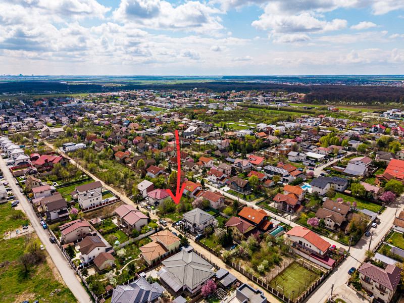 TEREN CONSTRUCTIBIL | CORBEANCA – LAGUNA ALBASTRA | 610 MP | DESCHIDERE 20 M