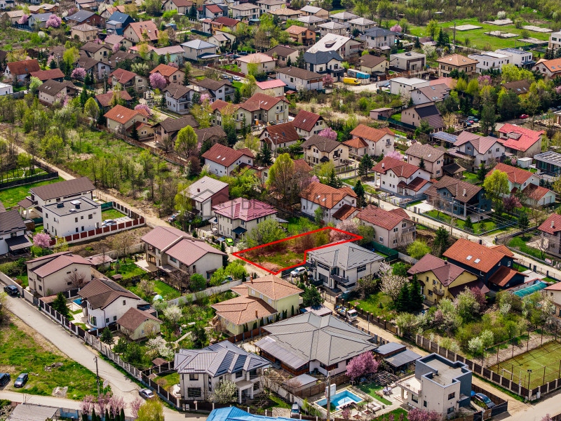 TEREN CONSTRUCTIBIL | CORBEANCA – LAGUNA ALBASTRA | 610 MP | DESCHIDERE 20 M