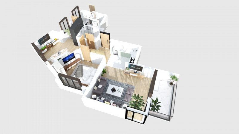 Mosilor Boutique II, apartament cu 3 camere si terasa