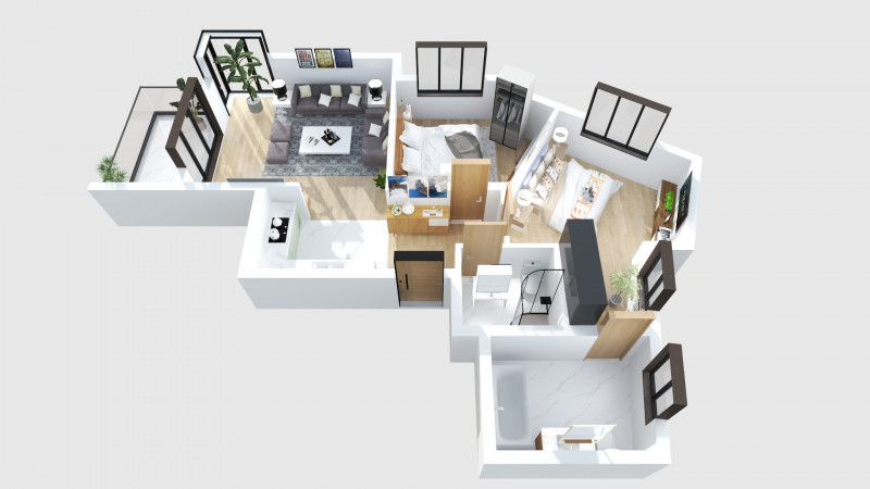 Mosilor Boutique II, apartament cu 3 camere si terasa