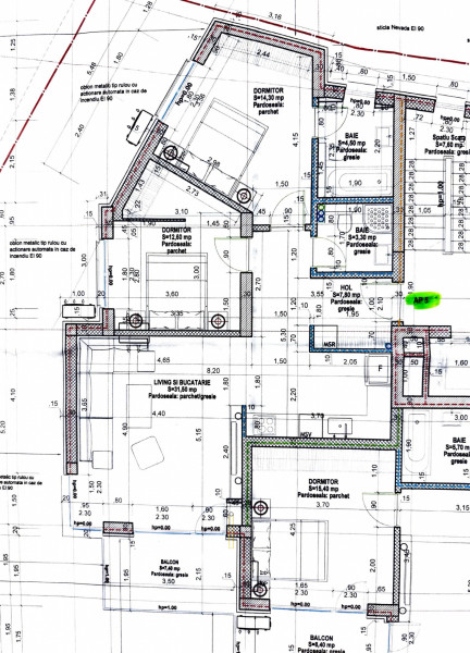 Mosilor Boutique II, apartament cu 3 camere si terasa