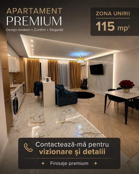 Vânzare apartament de 3 camere Unirii Bloc 2023