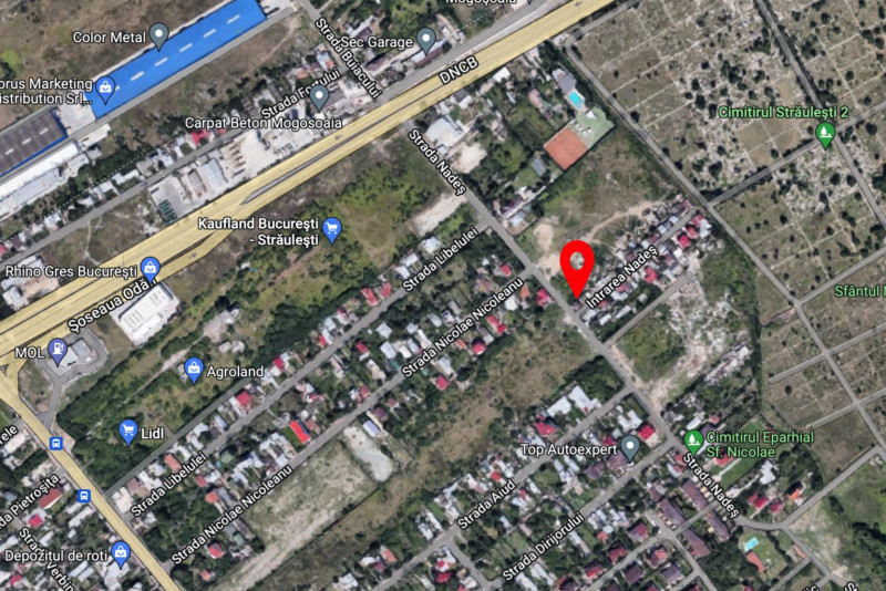Teren Strategic 2.500 mp, Bucureștii Noi - Străulești, 200m Centura 
