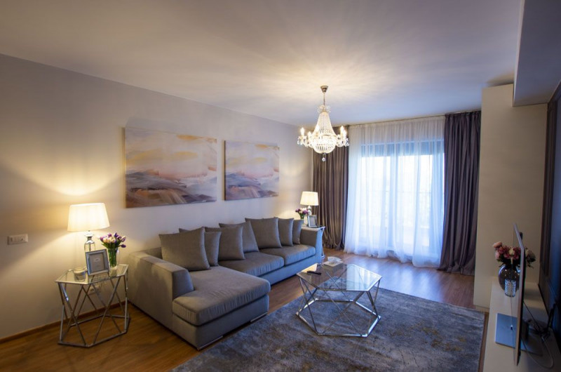 3 camere de închiriat în Iancu Nicolae – Pipera | Terasă 25 mp, piscină și parca