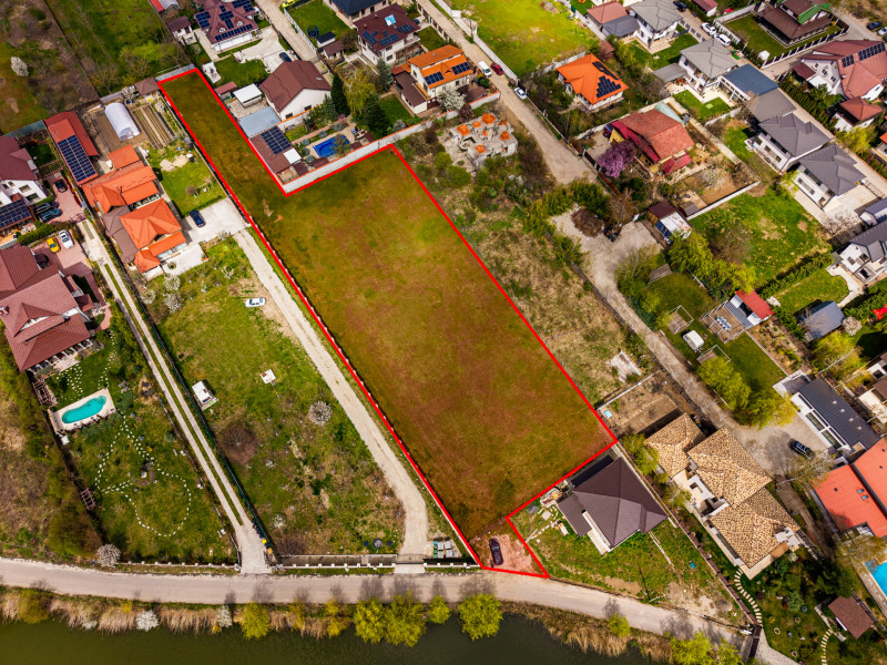 Teren 3.713 mp Ostratu - Corbeanca - Deschidere la lac 