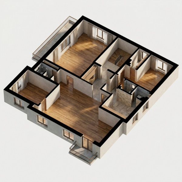 Apartament 237 mp  Barbu Văcărescu – Tei | Vedere Parcul Circului | Garaj 