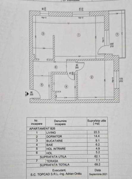 Apartament de vânzare Tunari - Otopeni – 2 camere, 